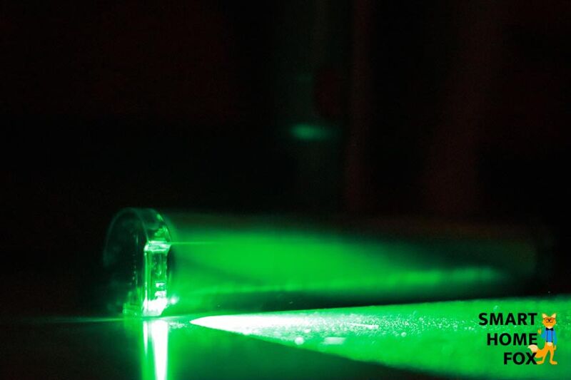 Laser Schmutzerkennung im Dunklen